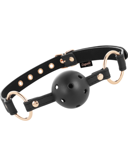COQUETTE CHIC DESIRE FANTASY MORDAZA TRANSPIRABLE CUERO VEGANO