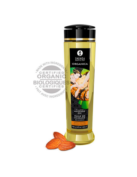 SHUNGA ACEITE DE MASAJE ORGANICO ALMENDRA 240 ML