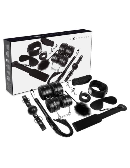 EXPERIENCE BDSM FETISH KIT SERIE BLACK