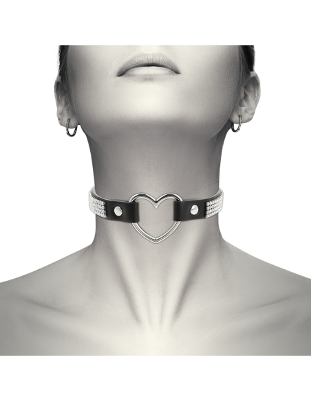 COQUETTE CHIC DESIRE CHOKER CUERO VEGANO CORAZON