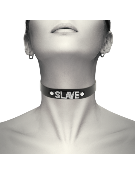COQUETTE CHIC DESIRE CHOKER CUERO VEGANO SLAVE