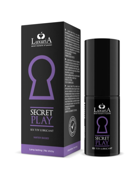 INTIMATELINE LUXURIA LUBRICANTE PARA JUGUETES SECRET PLAY 30 ML