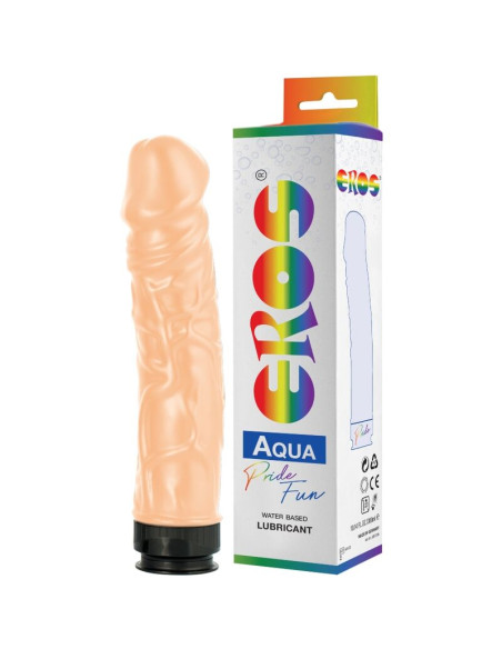 PRIDE EROS AQUA LGBT PRIDE DILDO CON LUBRICANTE BASE AGUA