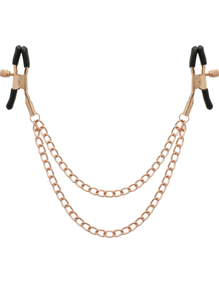COQUETTE CHIC DESIRE FANTASY PINZAS METALICAS PEZONES CON CADENA