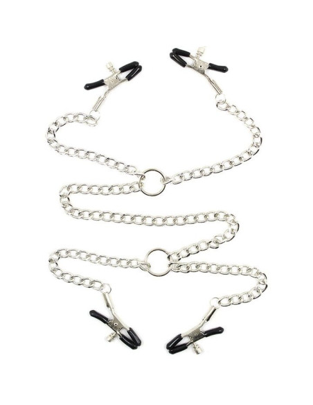 OHMAMA FETISH 4 PINZAS PEZONES CON CADENAS