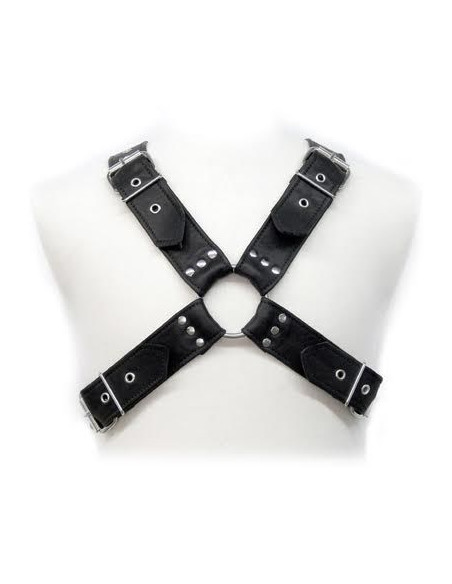 LEATHER BODY BUCKLES HARNESS