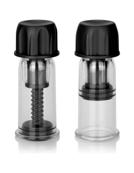CALEXOTICS VACCUM TWIST SUCCIONADORES PEZONES NEGRO
