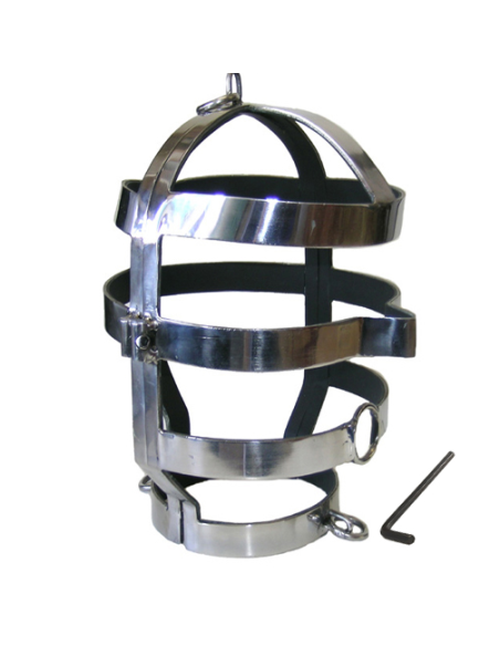 METAL HARD MASCARA CON COLLAR ACERO