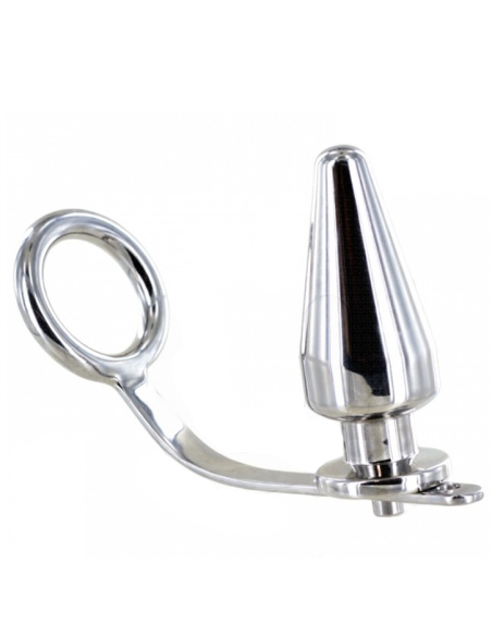 METAL HARD ANILLO ACERO CON PLUG ANAL 45 X 45MM