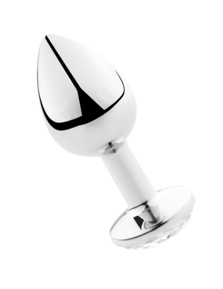 SECRETPLAY PLUG ANAL ALUMINIO TRANSPARENTE 8 CM
