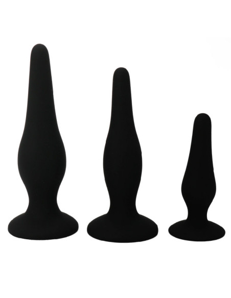 PRETTY LOVE KIT INICIACION ANAL PLUGS SILICONA