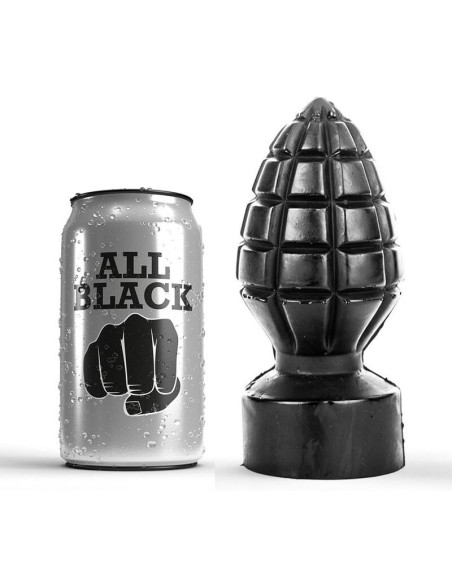 ALL BLACK PLUG ANAL 14 CM