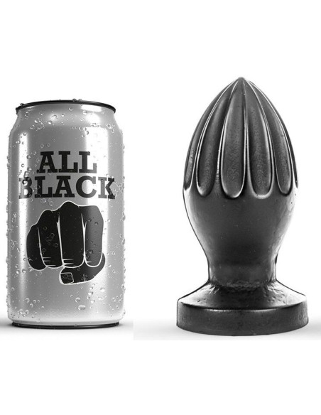 ALL BLACK PLUG ANAL 12 CM