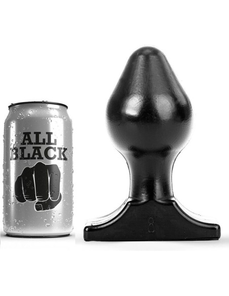 ALL BLACK ANAL PLUG 16X8 CM