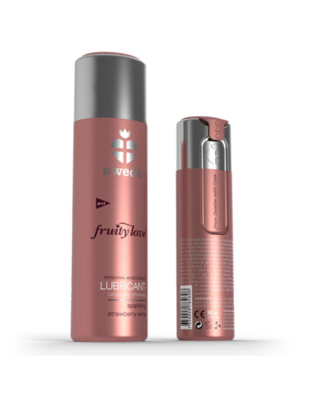 SWEDE FRUITY LOVE LUBRICANTE FRESAS CON CHAMPAGNE 50 ML