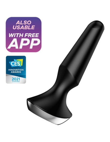 SATISFYER PLUG ILICIOUS 2 PLUG VIBRADOR NEGRO