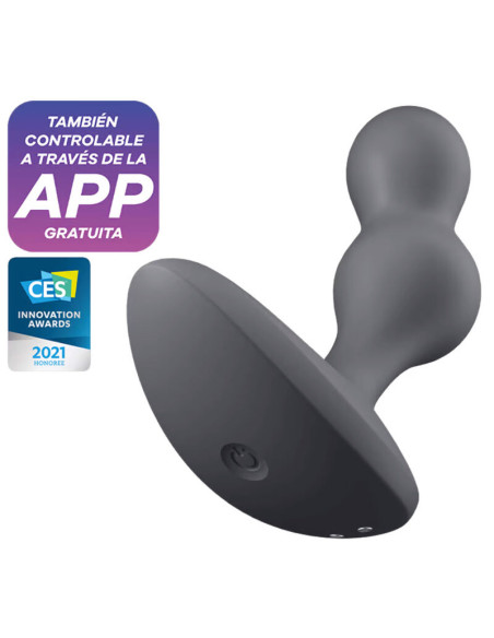 SATISFYER DEEP DIVER PLUG VIBRADOR APP GRIS