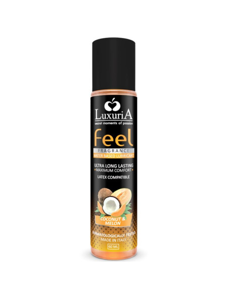 INTIMATELINE LUXURIA FEEL LUBRICANTE BASE AGUA COCO Y MELON 60 ML