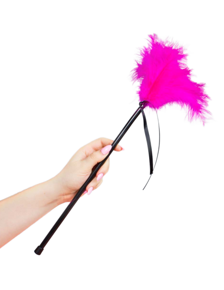 SECRETPLAY PLUMERO PLUMAS ROSA 40 CM