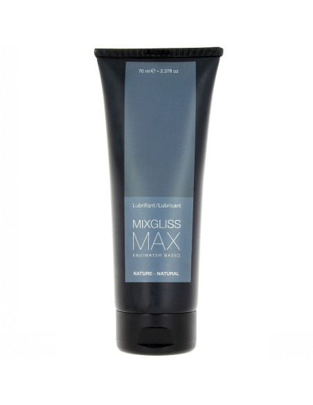 MIXGLISS MAX LUBRICANTE ANAL BASE AGUA NATURAL 70 ML