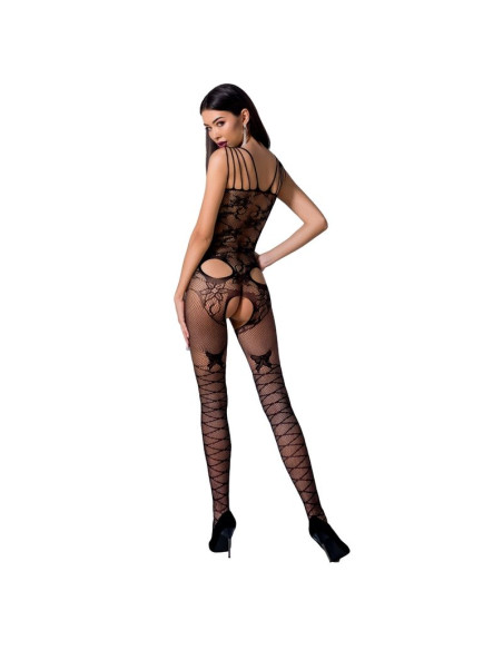 PASSION WOMAN BS076 BODYSTOCKING TALLA UNICA NEGRO