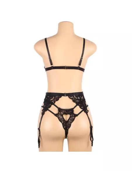 SUBBLIME SET TRES PIEZAS SUJETADOR LIGUERO TANGA L XL