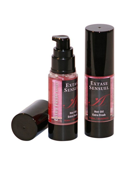 EXTASE SENSUAL ACEITE MASAJE EFECTO EXTRA FRESH FRESA 30 ML