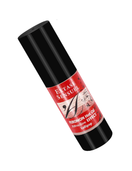 EXTASE SENSUAL ACEITE MASAJE EFECTO CALOR CON FEROMONAS PIRULETA 30 ML
