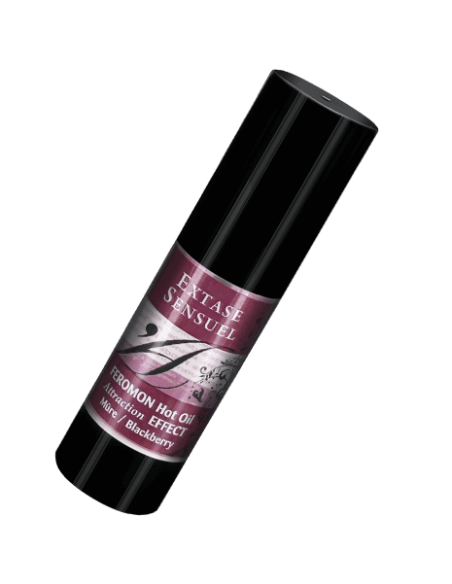 EXTASE SENSUAL ACEITE MASAJE EFECTO CALOR CON FEROMONAS MORA 30 ML