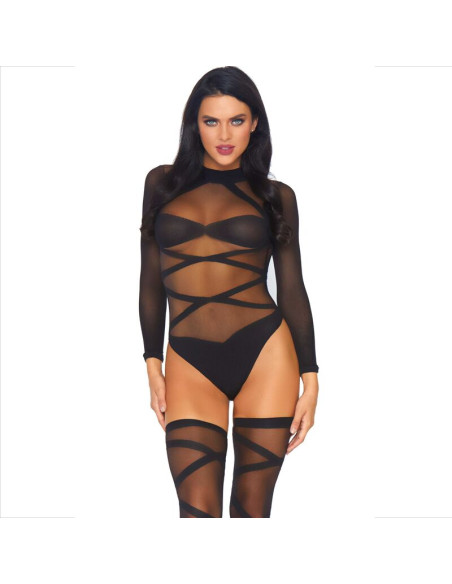 LEG AVENUE SET 2 PIEZAS BODY MEDIAS