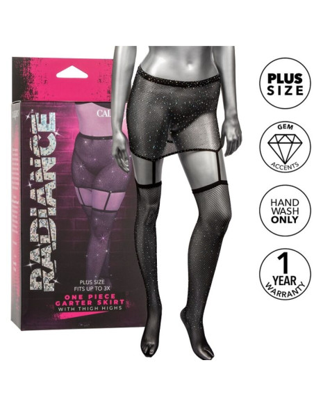 CALEXOTICS RADIANCE FALDA DE LIGA HASTA EL MUSLO TALLA GRANDE