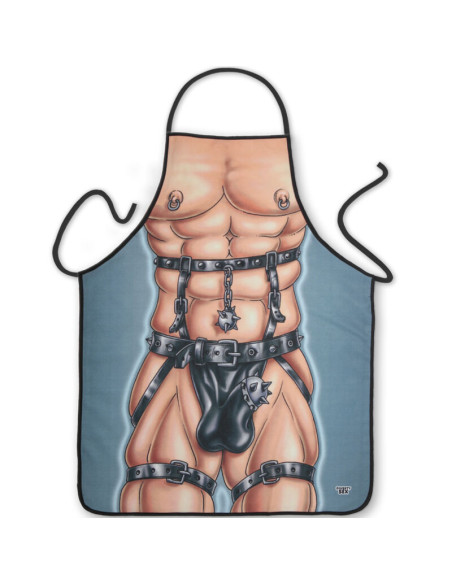 DIABLO PICANTE DELANTAL SADO MASCULINO