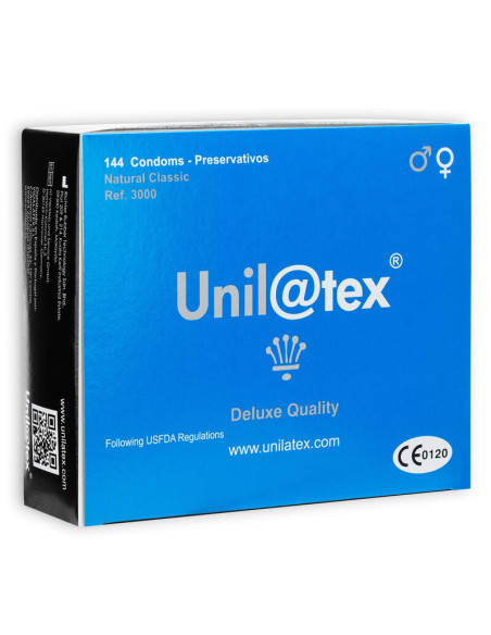 UNILATEX PRESERVATIVOS NATURALES 144 UDS