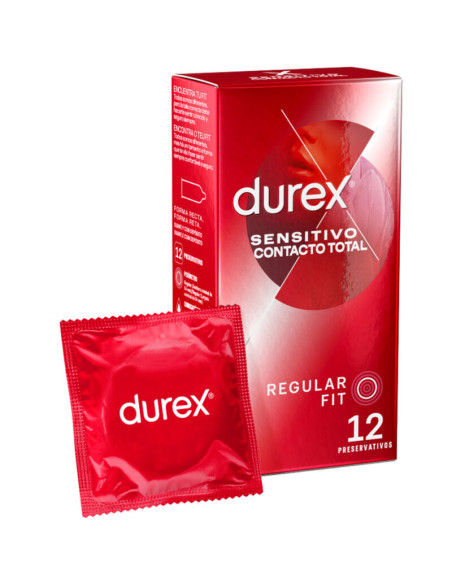 DUREX SENSITIVO CONTACTO TOTAL 12 UNIDADES