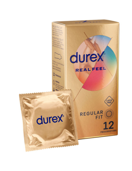 DUREX REAL FEEL 12 UNIDADES