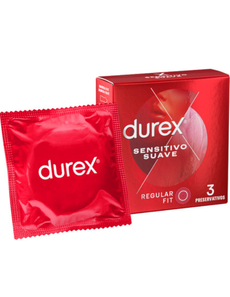 DUREX SENSITIVO SUAVE 3 UNIDADES