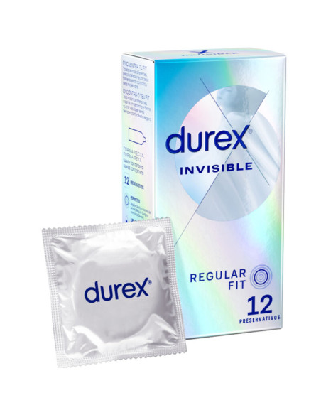 DUREX INVISIBLE EXTRA FINO 12 UNIDADES