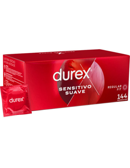 DUREX SENSITIVO SUAVE 144 UNIDADES