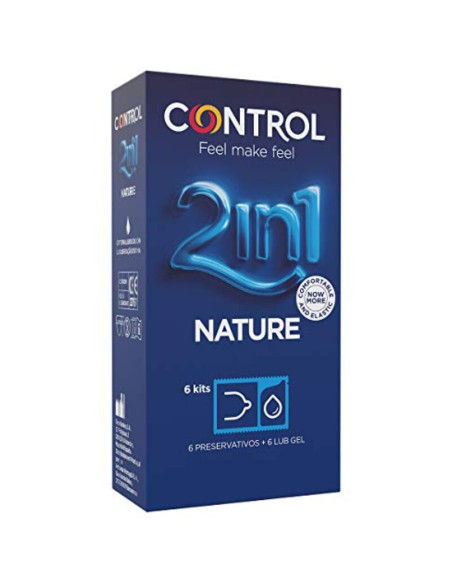 CONTROL DUO NATURA 2 1 PRESERVATIVO GEL 6 UDS