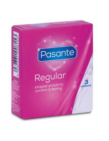 PASANTE CONDOM GAMA REGULAR 3 UNIDADES
