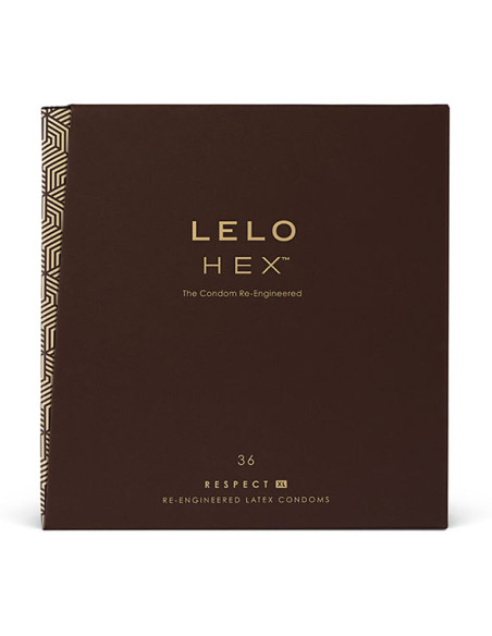 LELO HEX PRESERVATIVO RESPECT XL 36 PACK