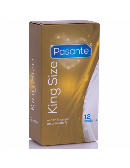 PASANTE PRESERVATIVOS KING MS LARGOS Y ANCHOS 12 UNIDADES