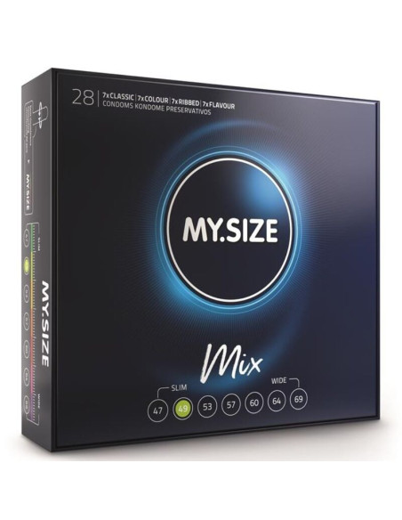 MY SIZE MIX PRESERVATIVOS 49 MM 28 UNIDADES