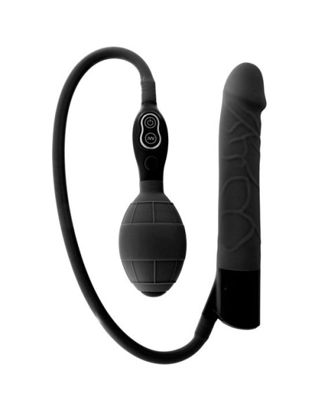 SEVEN CREATIONS VIBRADOR HINCHABLE NEGRO
