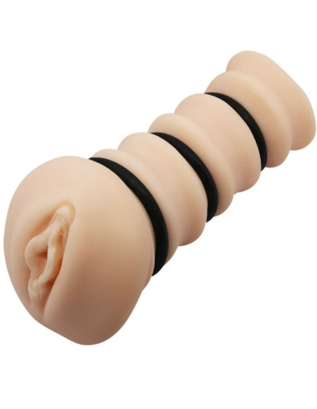 CRAZY BULL MASTURBADOR CON ANILLOS MODELO VAGINA 2