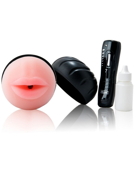 BAILE BOCA MASTURBADOR CON VIBRADOR 7 RITMOS