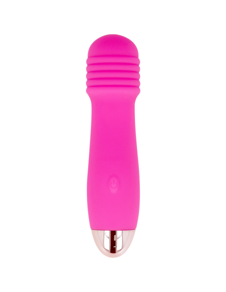 DOLCE VITA VIBRADOR RECARGABLE THREE ROSA 7 VELOCIDADES