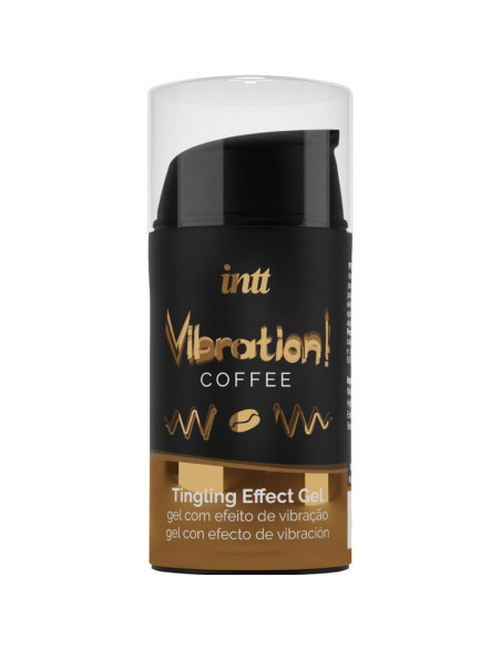 INTT POTENTE ESTIMULANTE INTIMO GEL VIBRADOR LIQUIDO CAFE 15ML