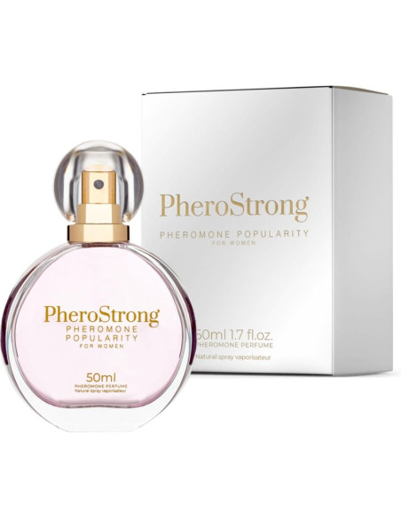 PHEROSTRONG PERFUME CON FEROMONAS POPULARITY PARA MUJER 50 ML