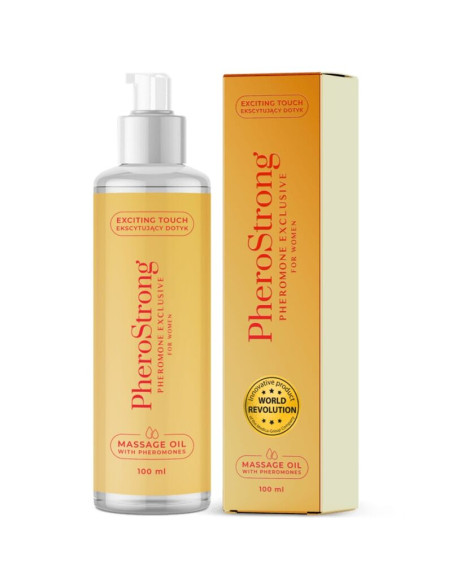 PHEROSTRONG ACEITE DE MASAJE EXCLUSIVE PARA MUJER 100 ML